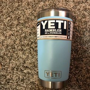 sky blue yeti tumbler 30 oz